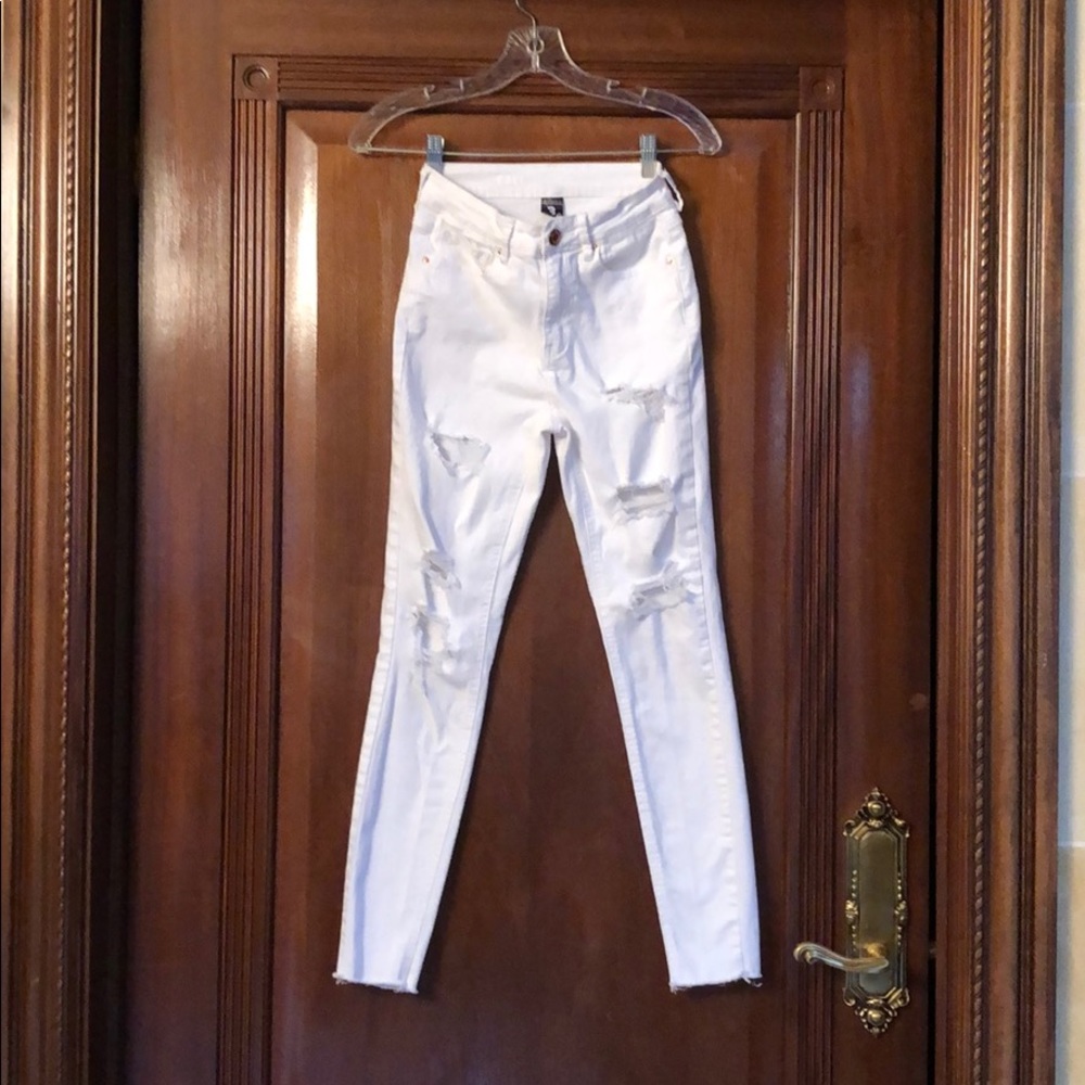 White jeans